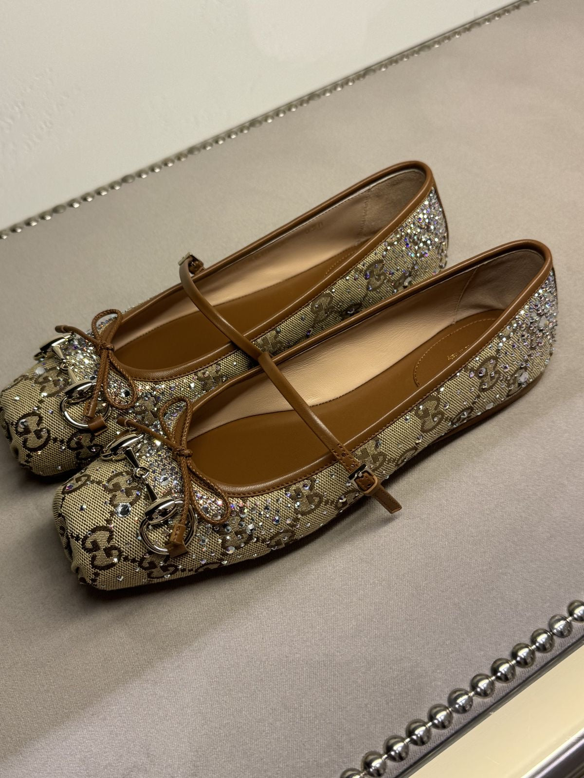 Ballerine GG scintillant￼