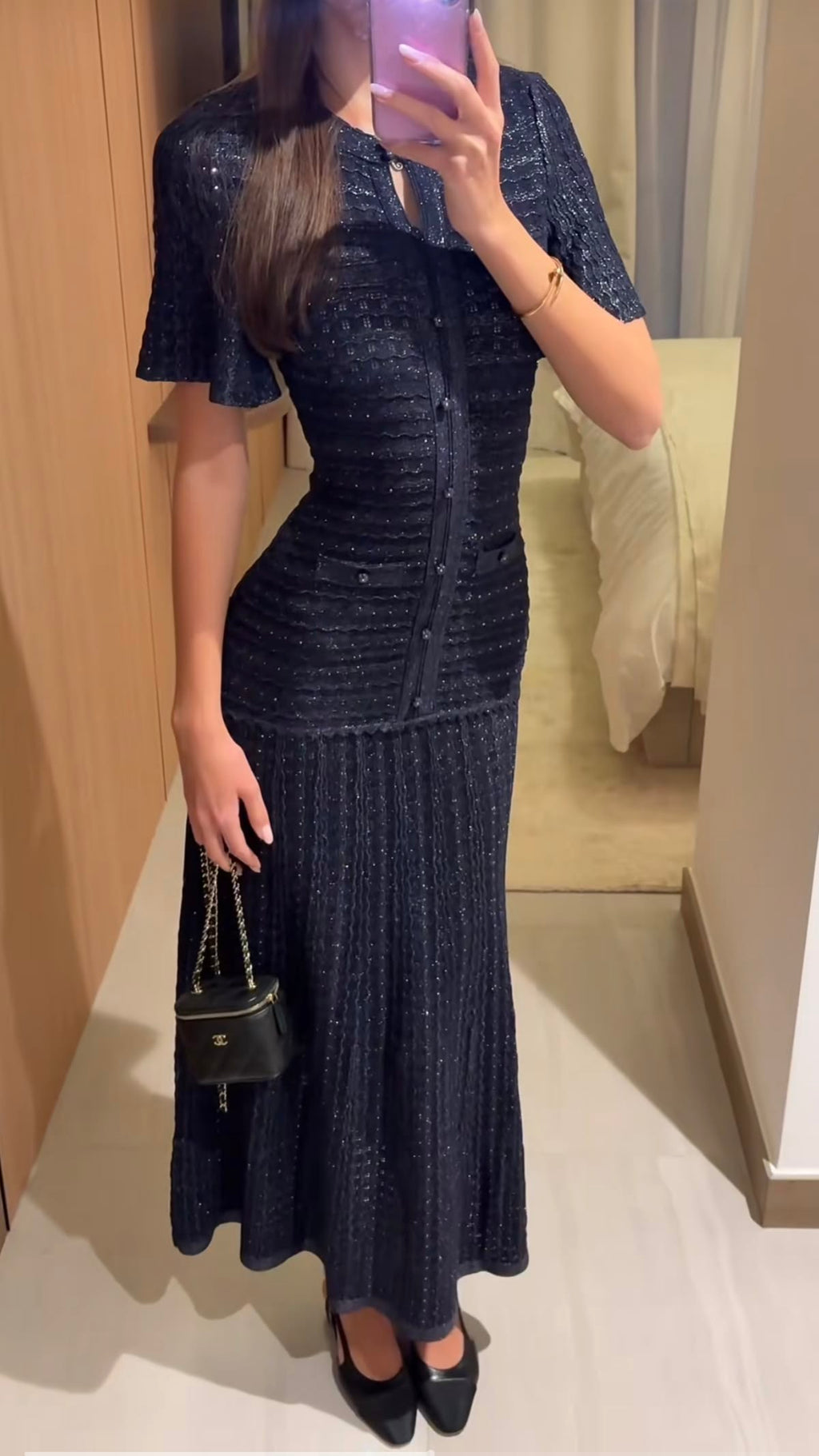 Robe Sandro scintillant ￼
