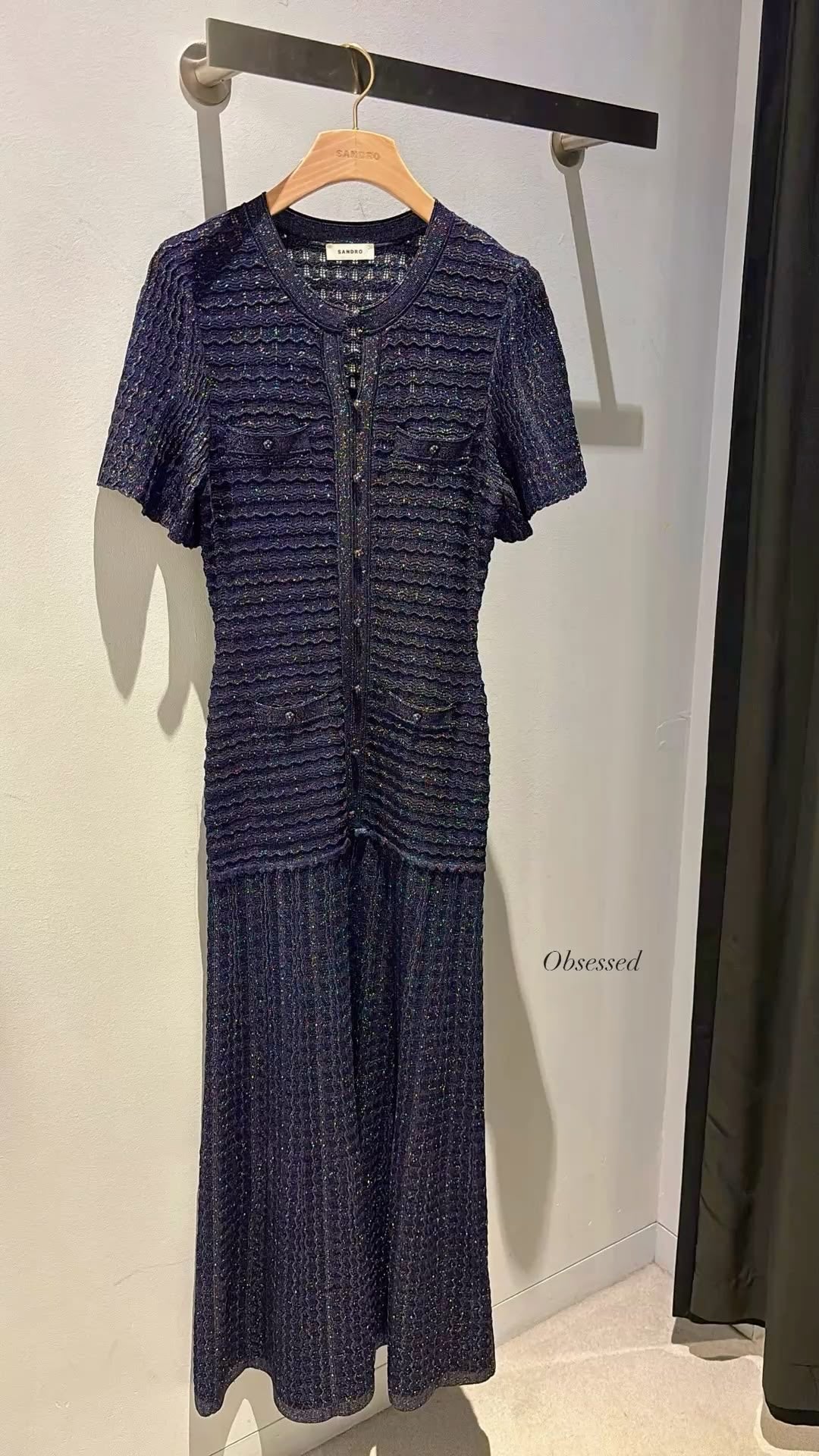 Robe Sandro scintillant ￼